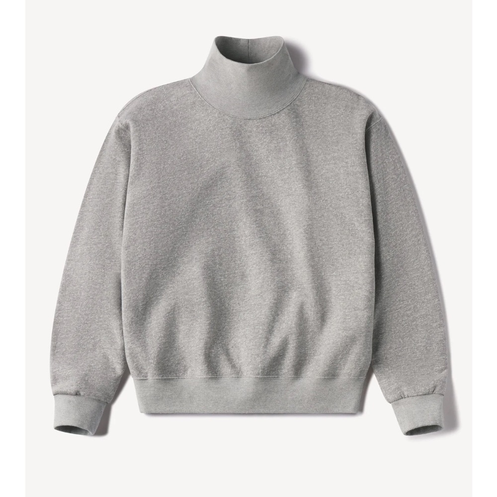 Buck Mason VINTAGE INTERLOOP MOCKNECK
HEATHER GREY XL, Great condition